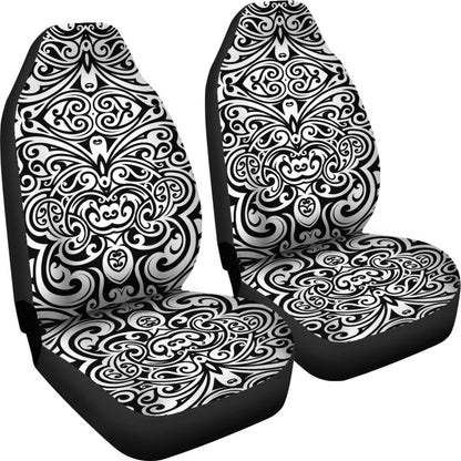 Polynesian Tattoo Pattern Universal Fit Car Seat Covers