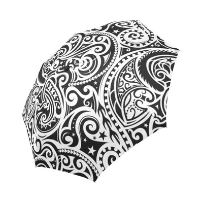 Polynesian Traditional Tribal Automatic Foldable Umbrella