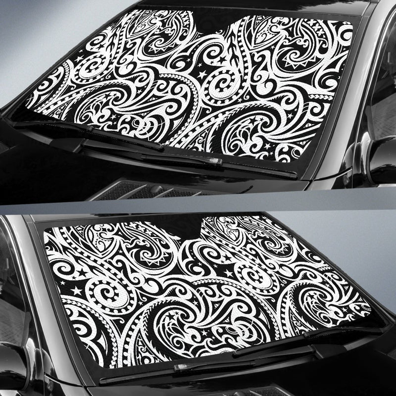 Polynesian Traditional Tribal Car Sun Shade-JorJune