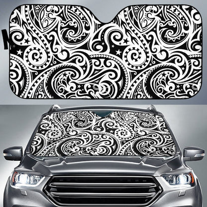 Polynesian Traditional Tribal Car Sun Shade-JorJune