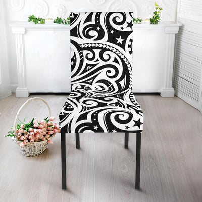 Polynesian Traditional Tribal Dining Chair Slipcover-JORJUNE.COM