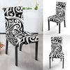 Polynesian Traditional Tribal Dining Chair Slipcover-JORJUNE.COM