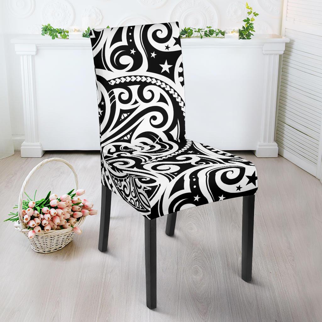 Polynesian Traditional Tribal Dining Chair Slipcover-JORJUNE.COM