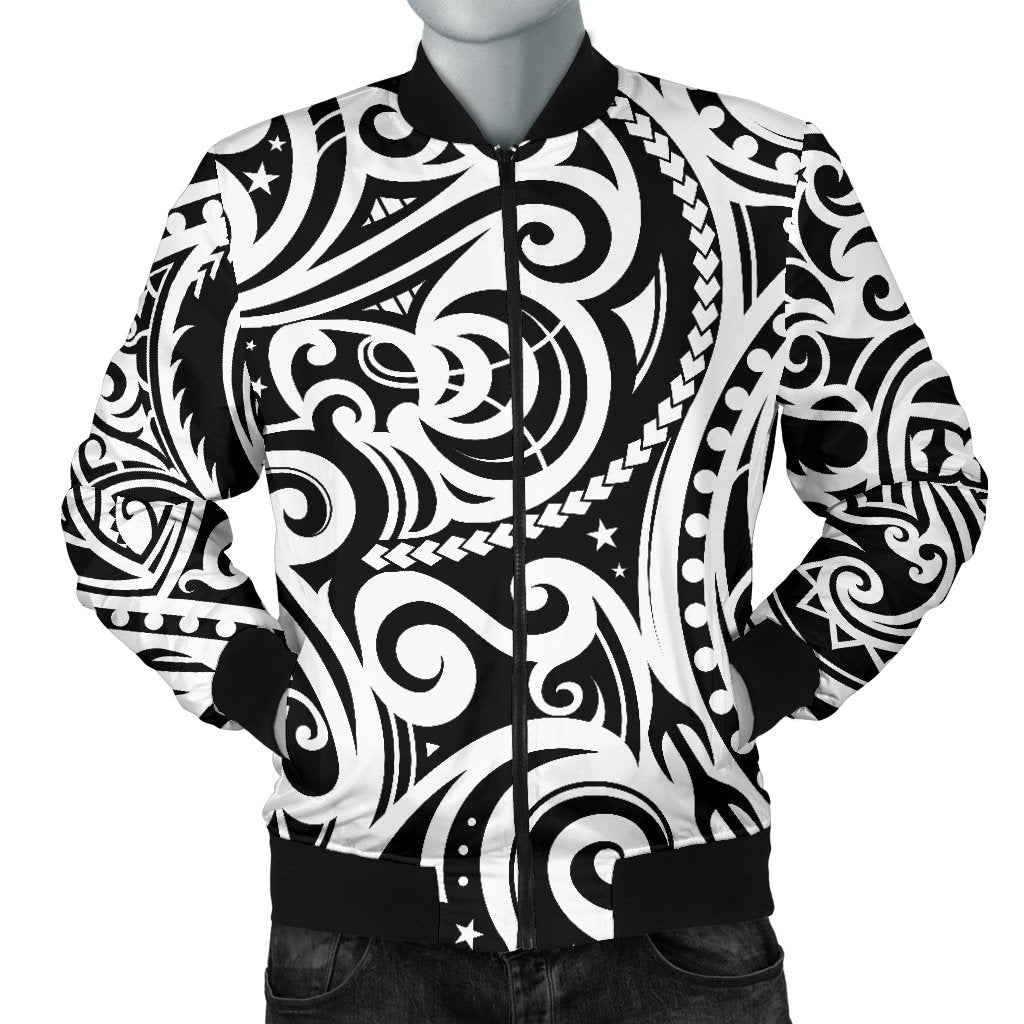 Polynesian Traditional Tribal Men Casual Bomber Jacket