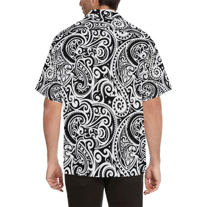 Polynesian Traditional Tribal Men Hawaiian Shirt-JorJune