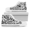 Polynesian Traditional Tribal Men High Top Shoes