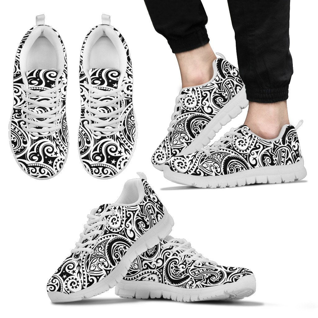 Polynesian Hawaiian Traditional Tribal Men Sneakers