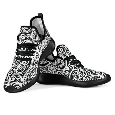 Polynesian Traditional Tribal Mesh Knit Sneakers Shoes