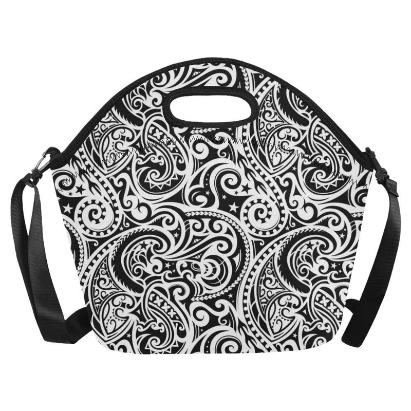 Polynesian Traditional Tribal Neoprene Lunch Bag-JorJune