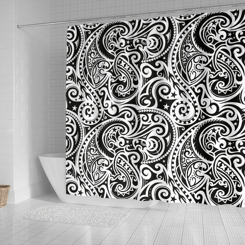 Polynesian Traditional Tribal Shower Curtain