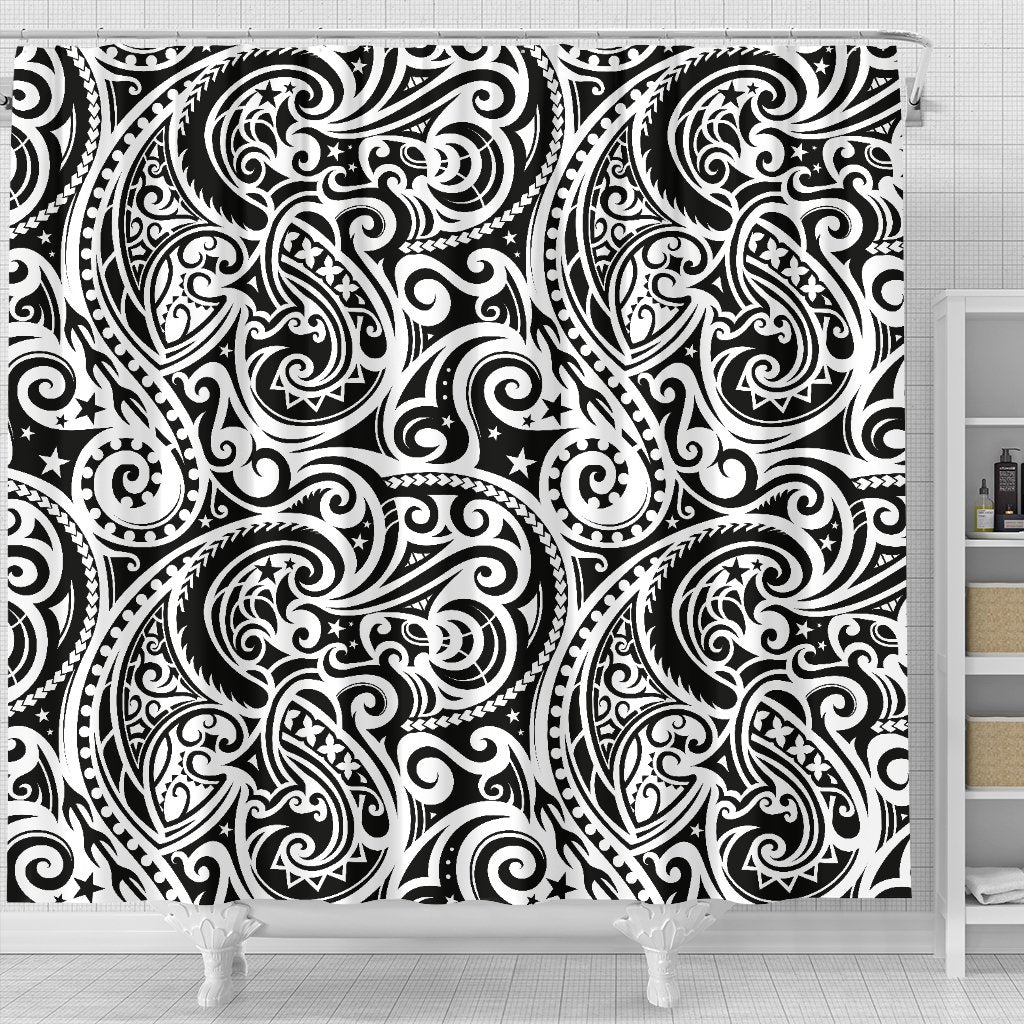 Polynesian Traditional Tribal Shower Curtain