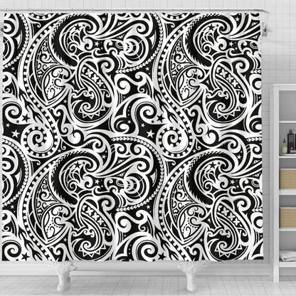 Polynesian Traditional Tribal Shower Curtain