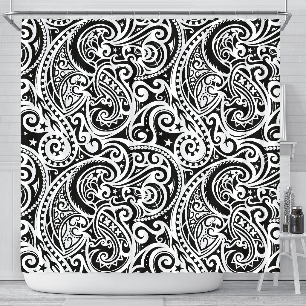Polynesian Traditional Tribal Shower Curtain