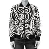 Polynesian Traditional Tribal Women Casual Bomber Jacket