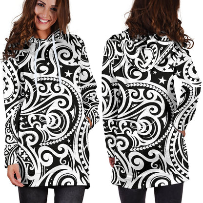 Polynesian Traditional Tribal Women Hoodie Dress