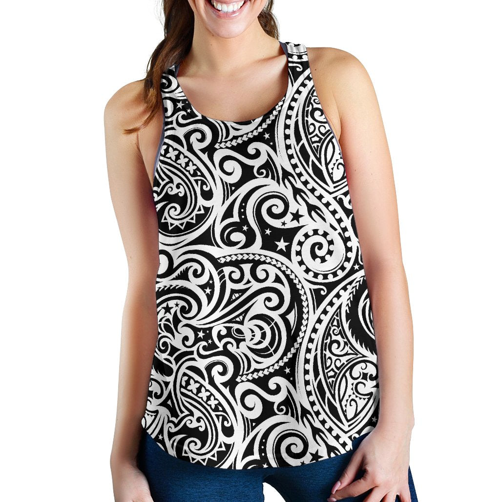 Polynesian Traditional Tribal Women Racerback Tank Top