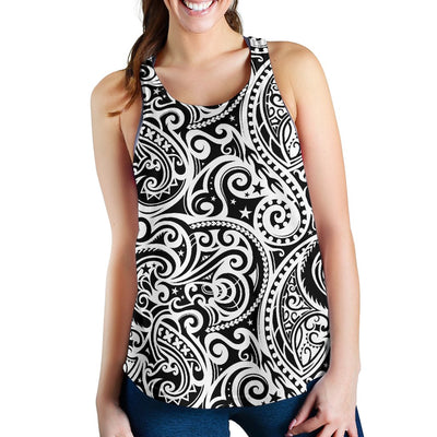 Polynesian Traditional Tribal Women Racerback Tank Top