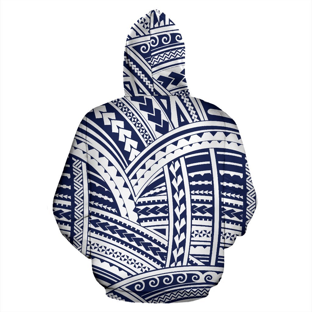 Polynesian Hawaiian Tribal All Over Zip Up Hoodie