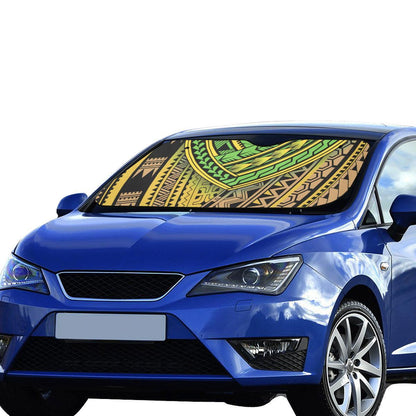 Polynesian Tribal Color Car Sun Shade-JorJune