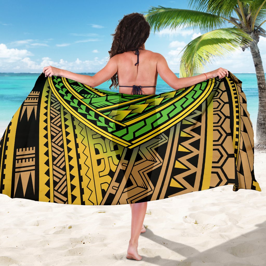 Polynesian Tribal Color Sarong Pareo Wrap