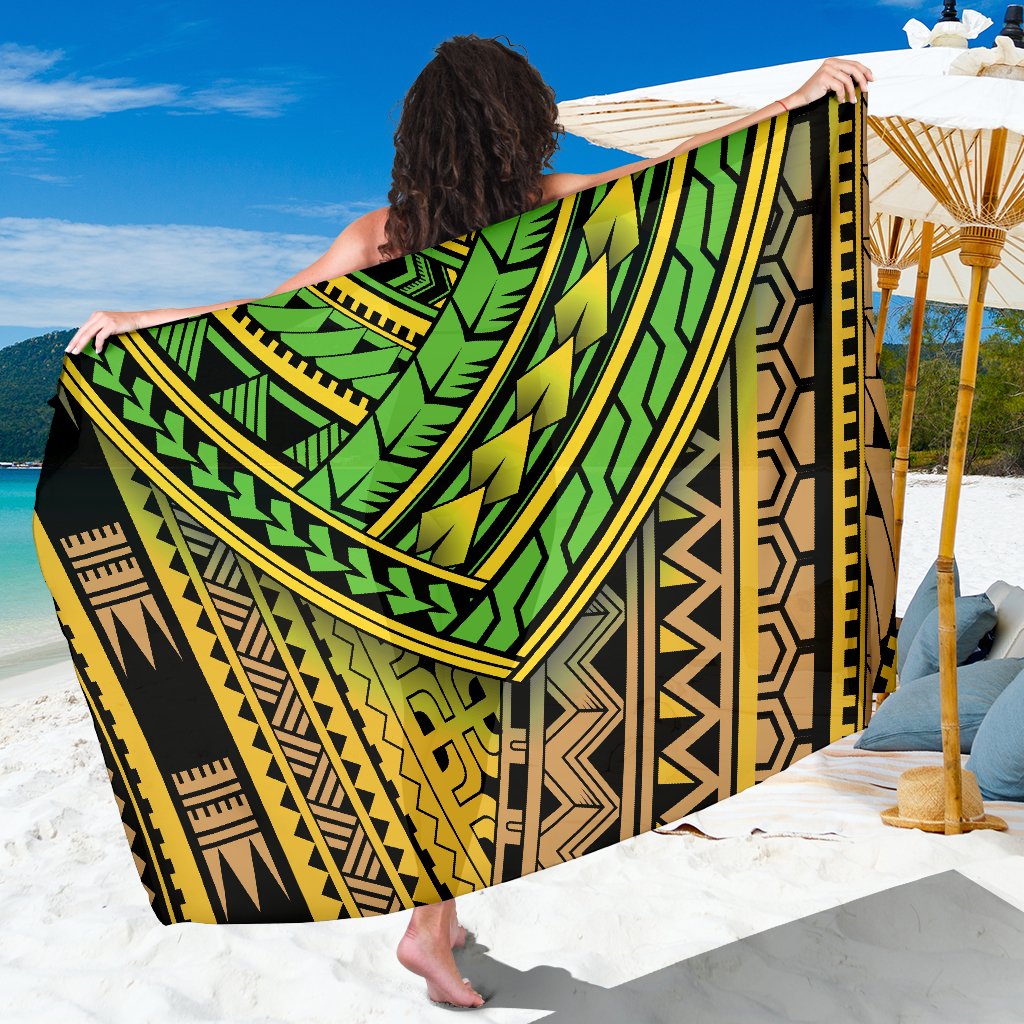 Polynesian Tribal Color Sarong Pareo Wrap