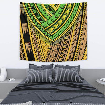 Polynesian Tribal Color Tapestry