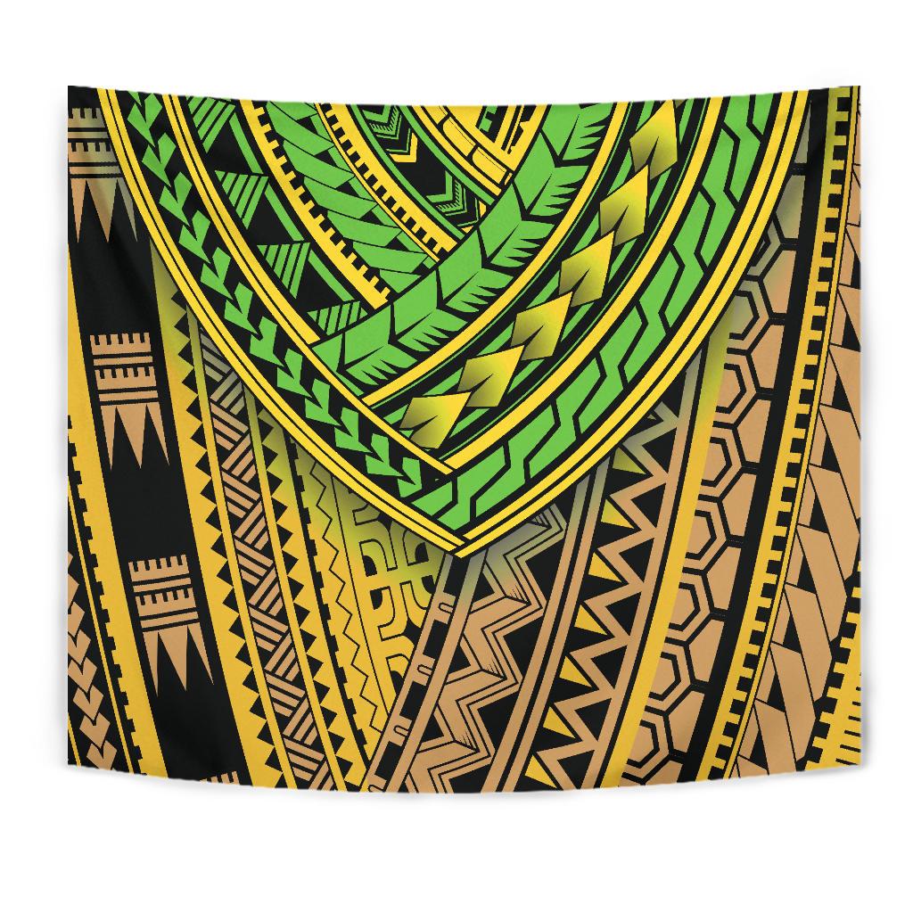 Polynesian Tribal Color Tapestry