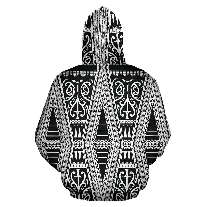 Polynesian Hawaiian Tribal Design All Over Print Hoodie
