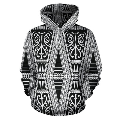 Polynesian Hawaiian Tribal Design All Over Print Hoodie