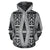 Polynesian Hawaiian Tribal Design All Over Print Hoodie