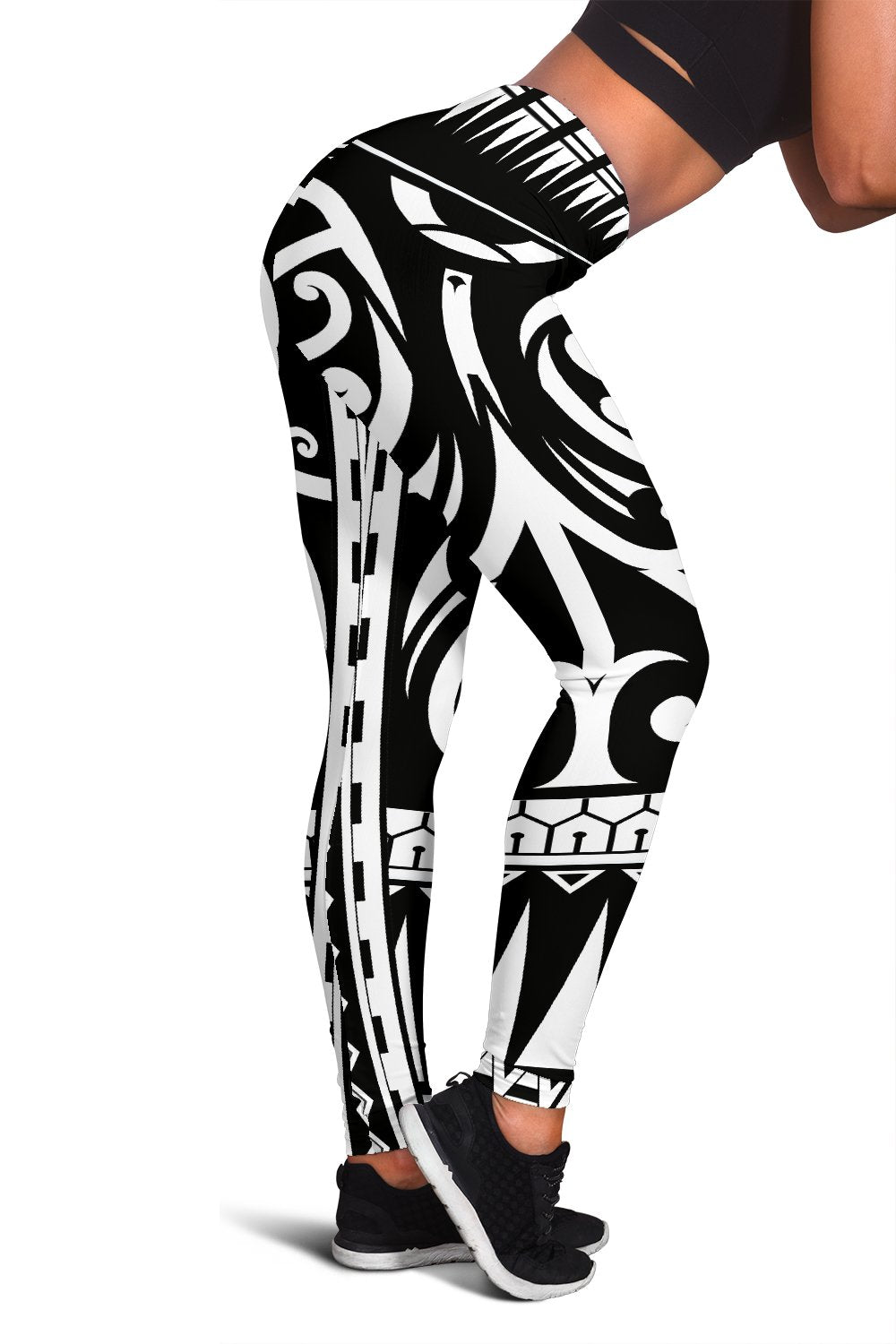 Polynesian Tribal Design Women Leggings