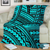 Polynesian Tribal Fleece Blanket