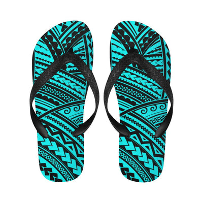 Polynesian Tribal Flip Flops-JorJune