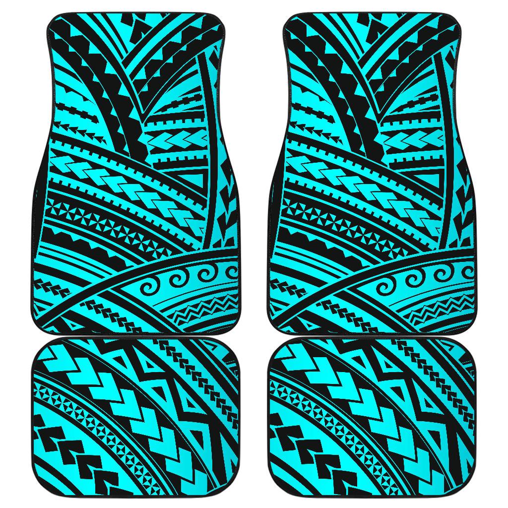 Polynesian Tribal Front and Back Car Floor Mats