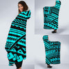 Polynesian Tribal Hooded Blanket-JORJUNE.COM