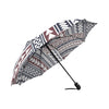 Polynesian Tribal line Automatic Foldable Umbrella