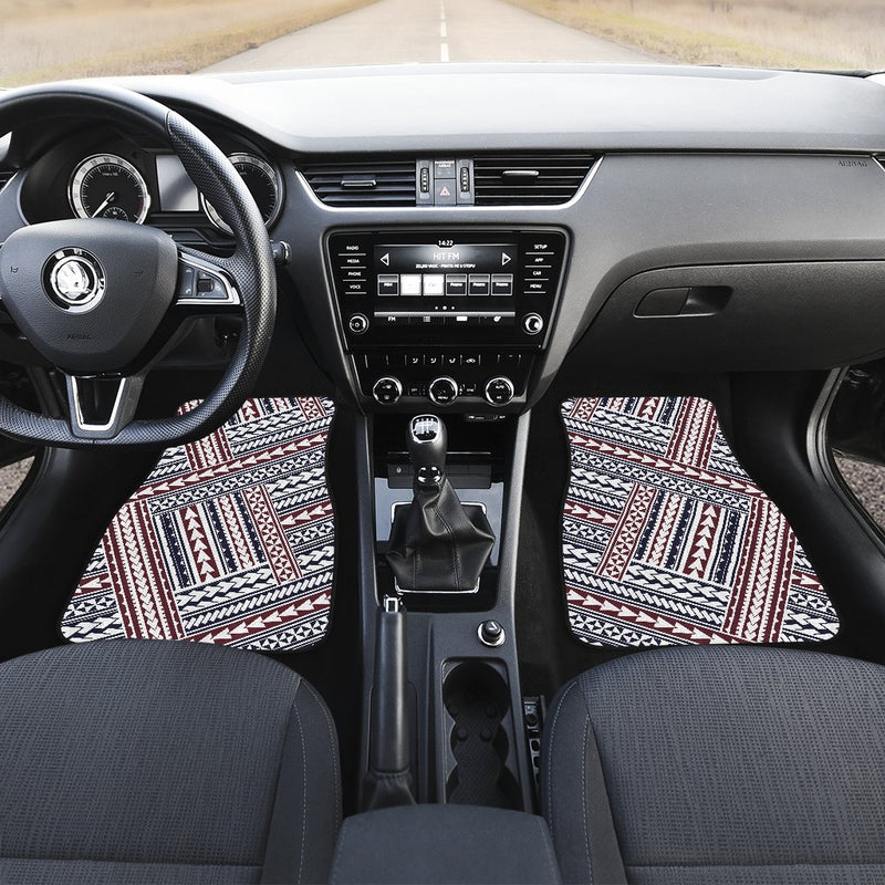 Polynesian Hawaiian Tribal Line Car Floor Mats