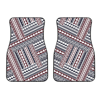 Polynesian Hawaiian Tribal Line Car Floor Mats