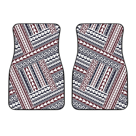 Polynesian Hawaiian Tribal Line Car Floor Mats