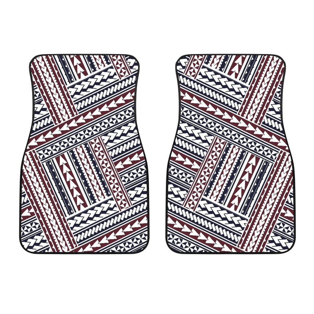 Polynesian Hawaiian Tribal Line Car Floor Mats