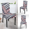 Polynesian Tribal line Dining Chair Slipcover-JORJUNE.COM