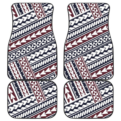 Polynesian Tribal line Front and Back Car Floor Mats