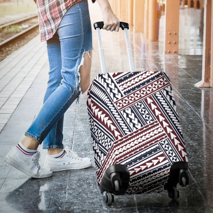 Polynesian Hawaiian Tribal line Luggage Cover Protector