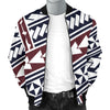 Polynesian Tribal Line Men Casual Bomber Jacket