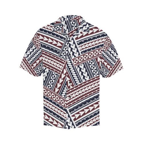 Polynesian Tribal line Men Hawaiian Shirt