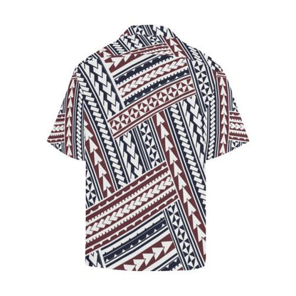 Polynesian Tribal line Men Hawaiian Shirt