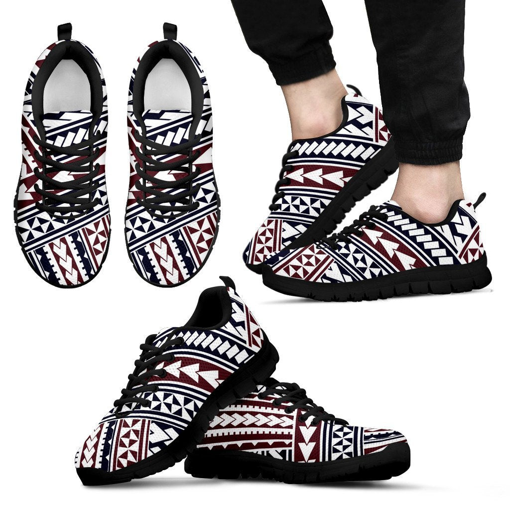 Polynesian Hawaiian Tribal line Men Sneakers