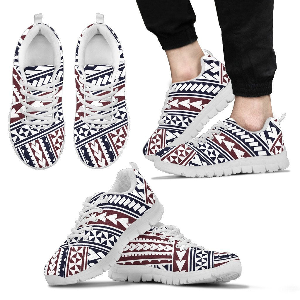 Polynesian Hawaiian Tribal line Men Sneakers