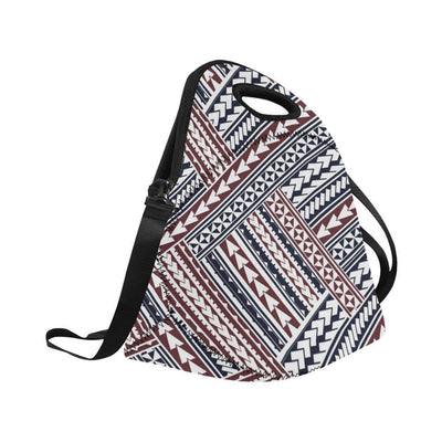 Polynesian Tribal line Neoprene Lunch Bag-JorJune