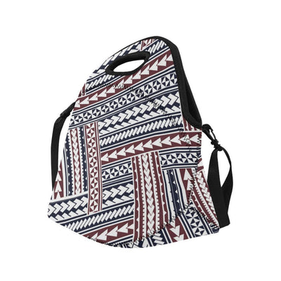 Polynesian Tribal line Neoprene Lunch Bag-JorJune